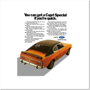 FORD CAPRI SPECIAL - advert Posters and Art